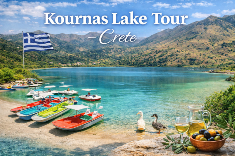 Kournas Lake Relaxation Tour – Discover Crete’s Only Natural Freshwater Lake