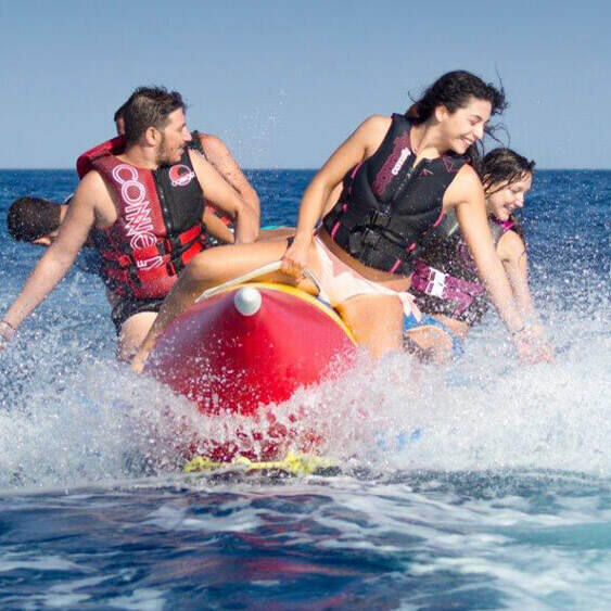 Banana Boat Ride at Vai Beach – Fun, Laughter and Adventure on the Water